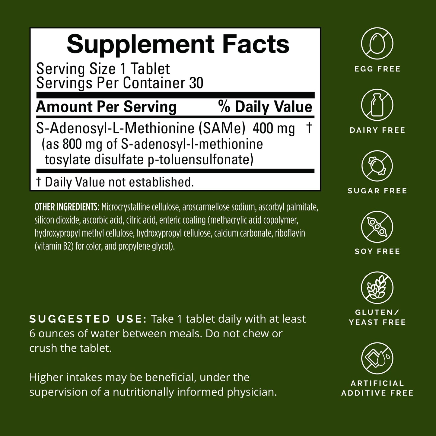 BRAINMD Dr Amen Same Mood & Movement 400-30 Tablets - Promotes Emotional Balance, Liver Health, Joint Comfort & Mobility - Gluten Free - 30 Servings
