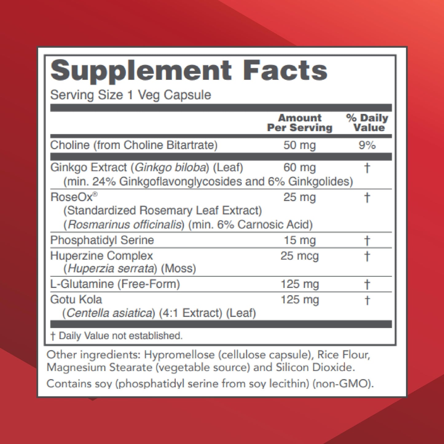 Protocol Brain Regain - Brain Support* - with Phosphatidylserine - Brain Health Supplement* - Vascular Health - 90 Veg Caps