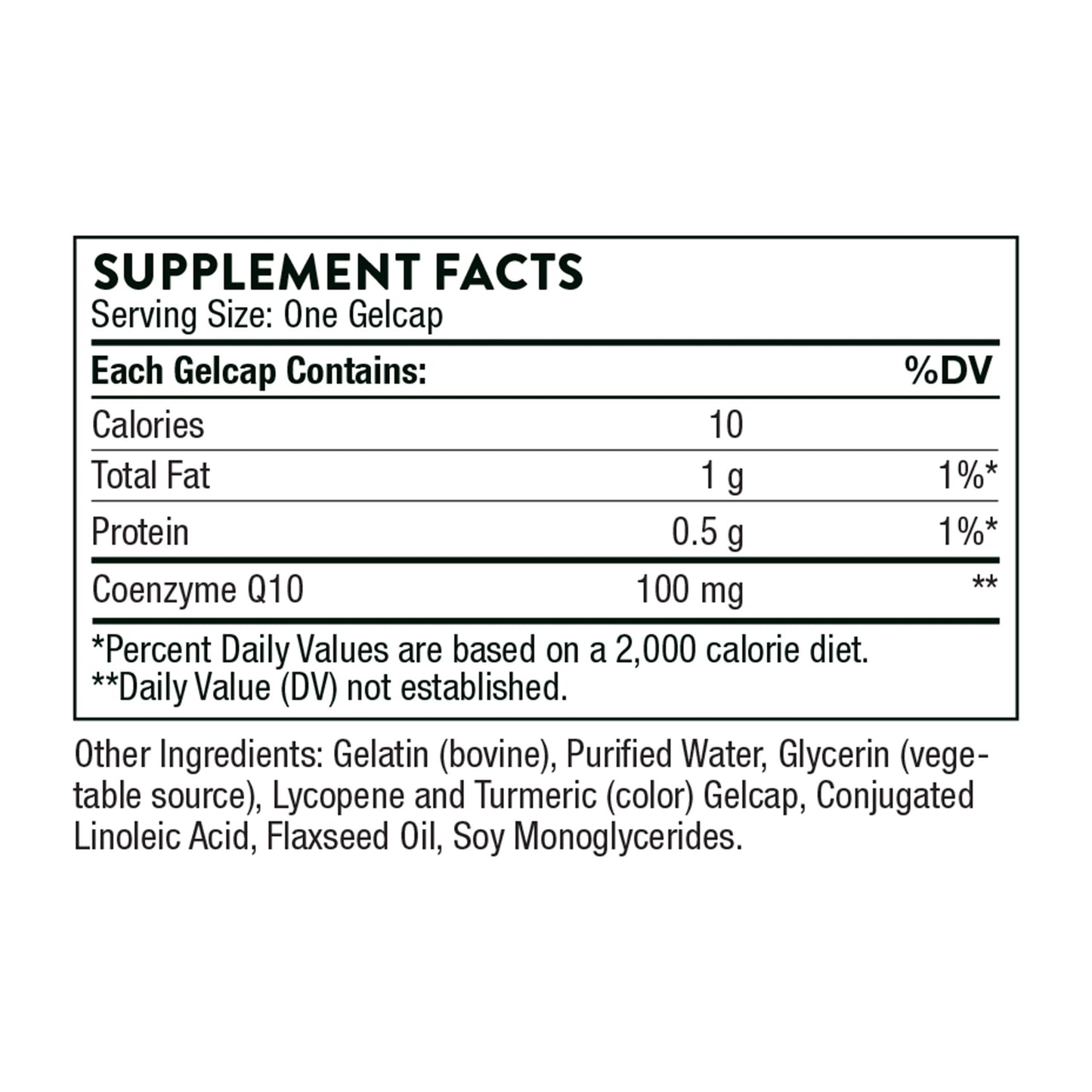 THORNE CoQ10 (Formerly Q-Best 100) - 100mg Optimally Absorbed Ubiquinone - Gluten-Free Dietary Supplement Support for Heart Health & Brain Function* - 60 Gelcaps