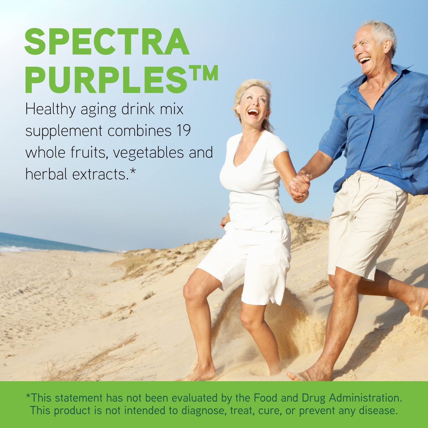 DAVINCI Labs Spectra Purples - Powder Supplement with Antioxidants Supports Healthy Aging* - Fruit, Vegetable & Herbal Extract Supplement Aids Brain & Immune Health* - 30 Servings (328.5 g)
