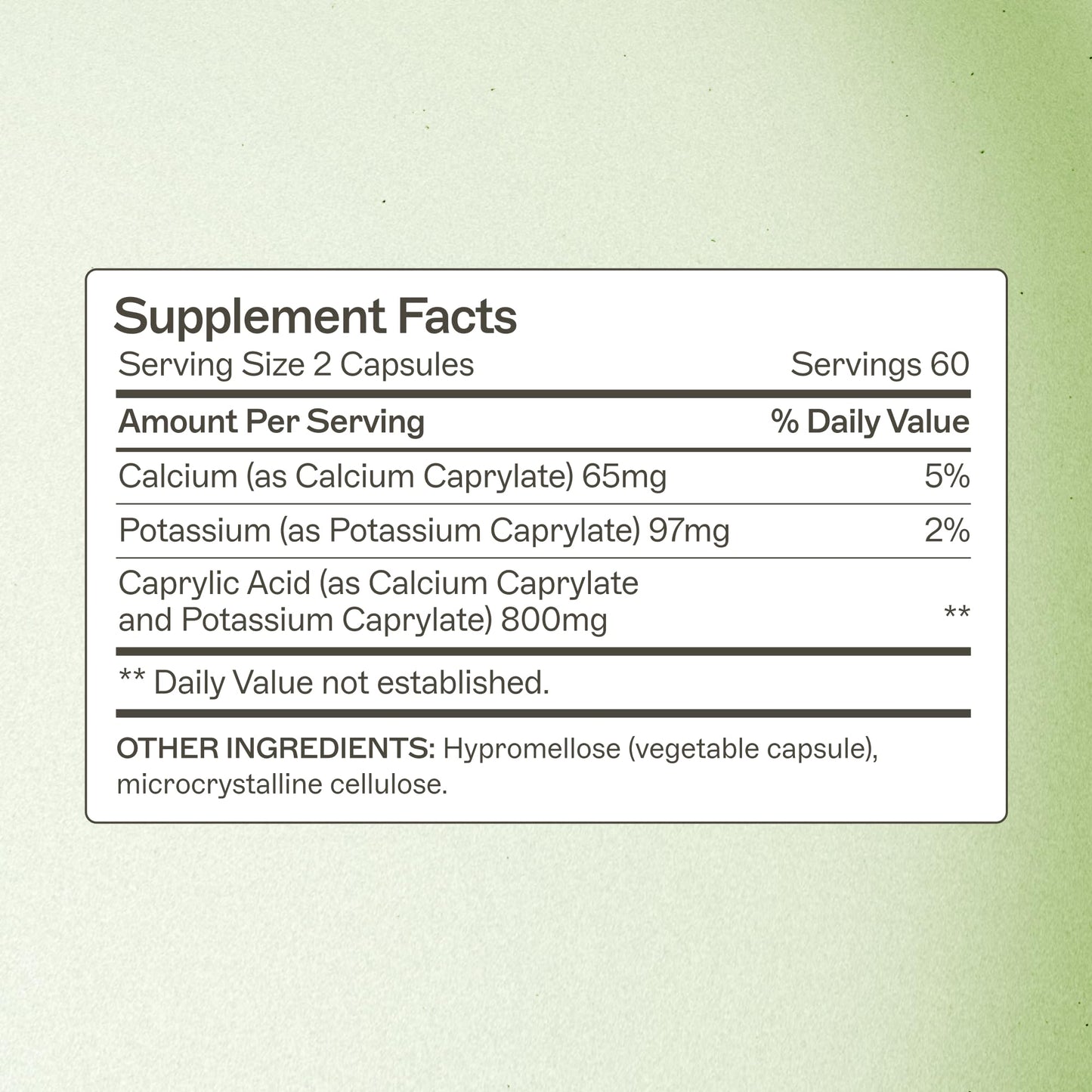 Dr Amy Myers Caprylic Acid Capsules 800 mg - Provides Optimal Support for Healthy Balance - Gradual Release, Best Buffered Formula to Support a Healthy Gut and Probiotic - 120 Vegan Capsule