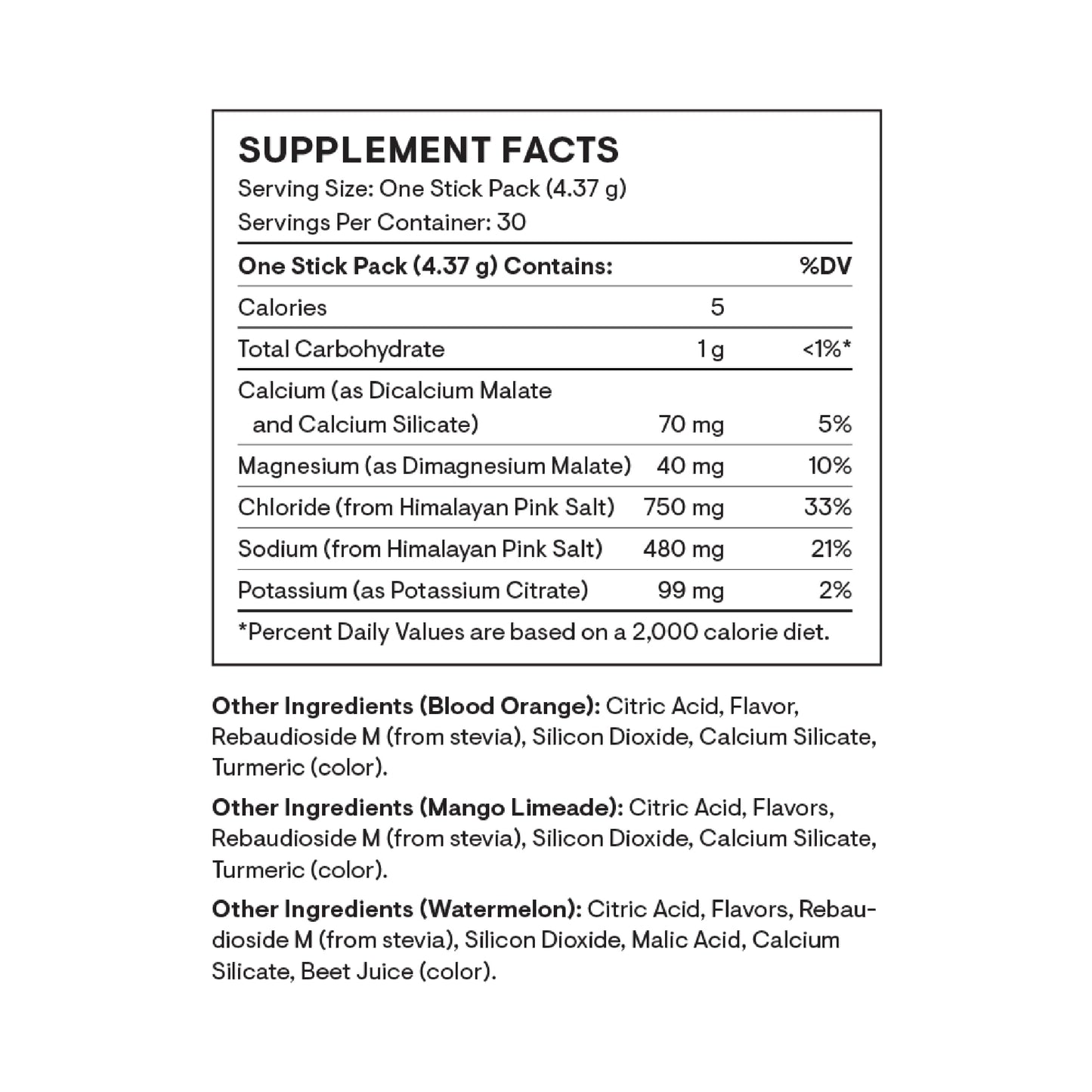 THORNE - Daily Electrolytes - Zero Sugar & Low-Calorie Electrolyte Drink Mix - Naturally Flavored & Sweetened - NSF Certified for Sport - Variety - 30 Stick Packs
