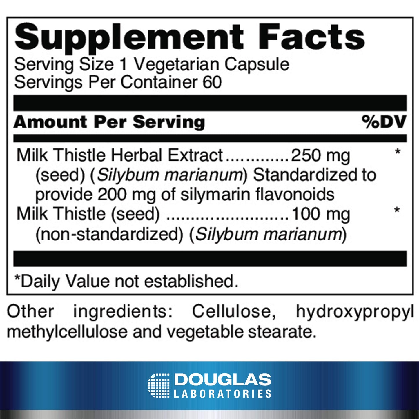 Douglas Laboratories Milk Thistle Max-V | Standardized Herbal Extract for Liver Support | 60 Capsules