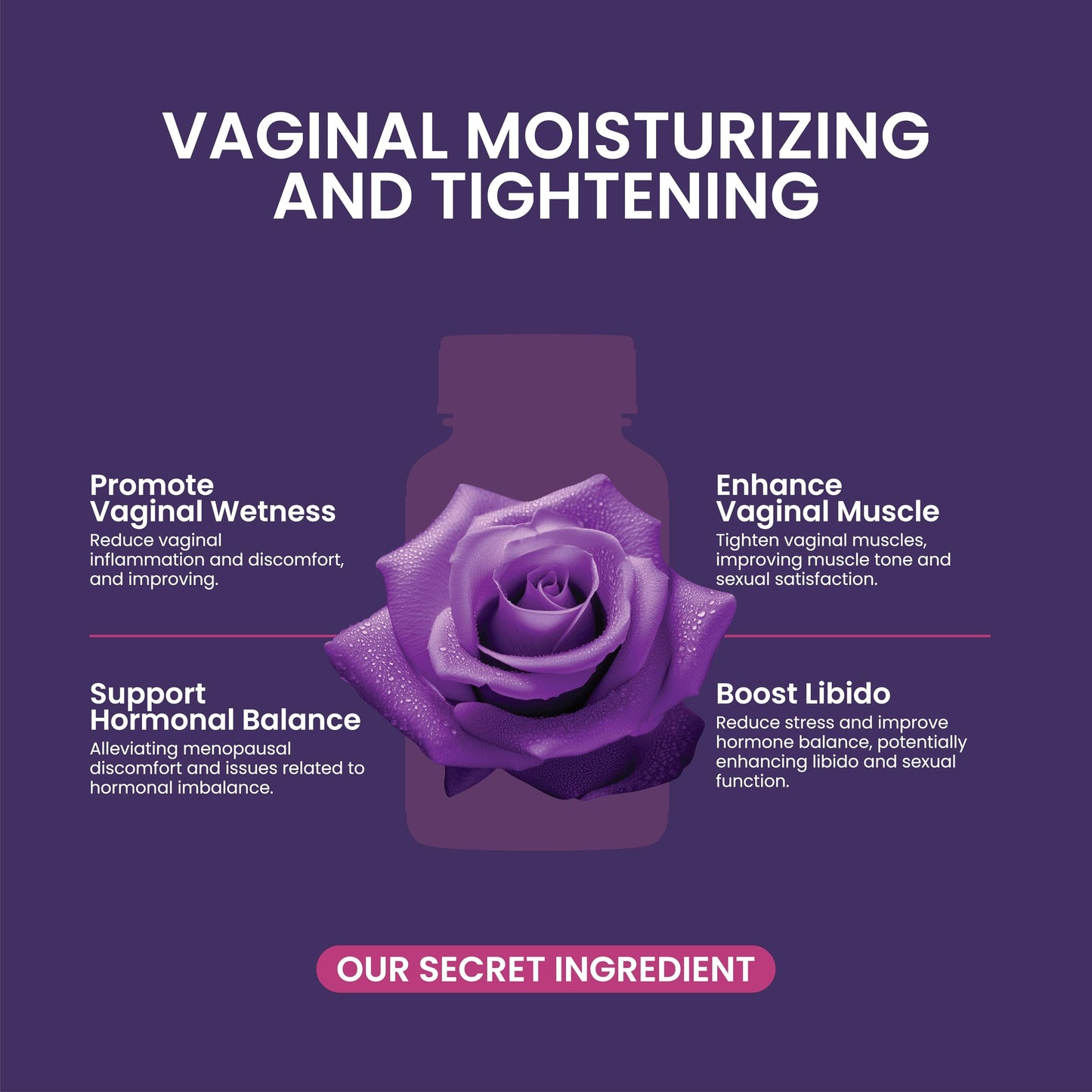 VaJayPlay Vaginal Wetness & Tightener - 60 Capsules