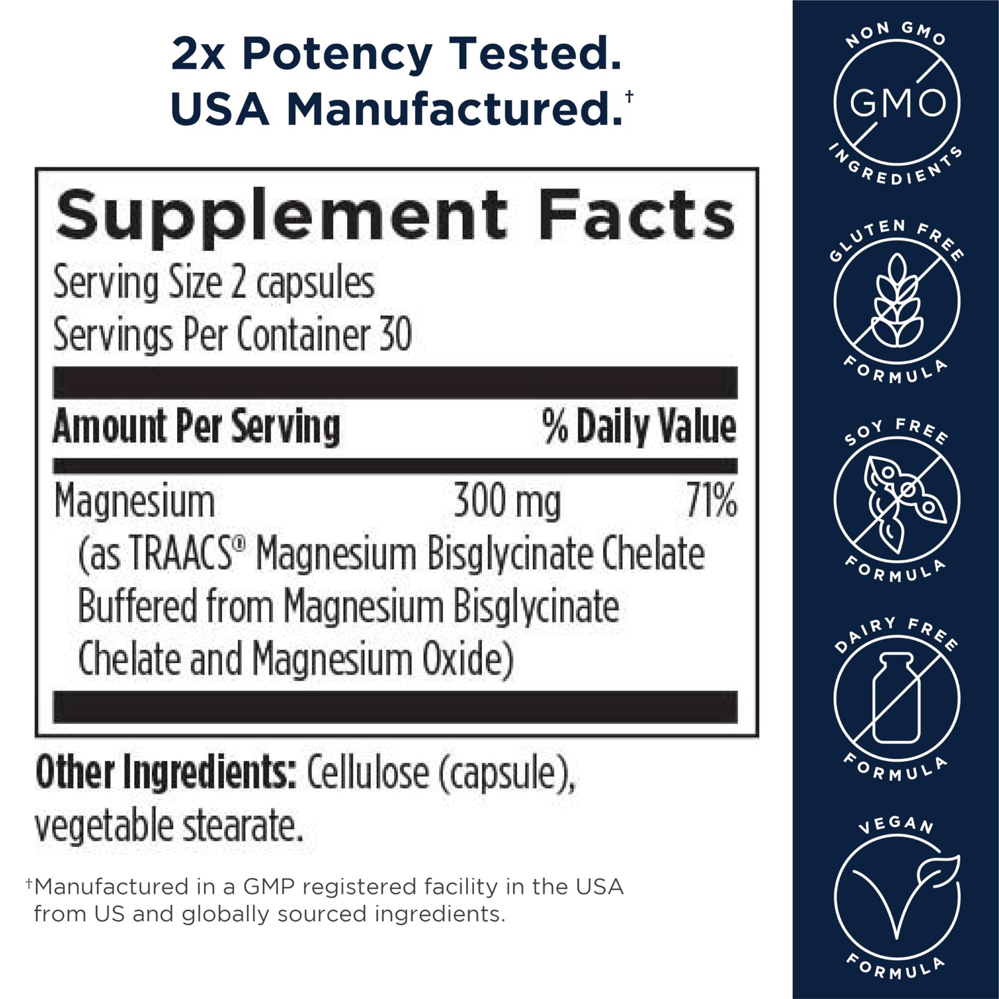 Designs for Health Magnesium & Women's Probiotic Bundle - ProbioMed Women (30 Capsules) Gut Health & Vaginal Probiotic with Magnesium Glycinate Complex (60 Capsules) Superior Absorption Magnesium