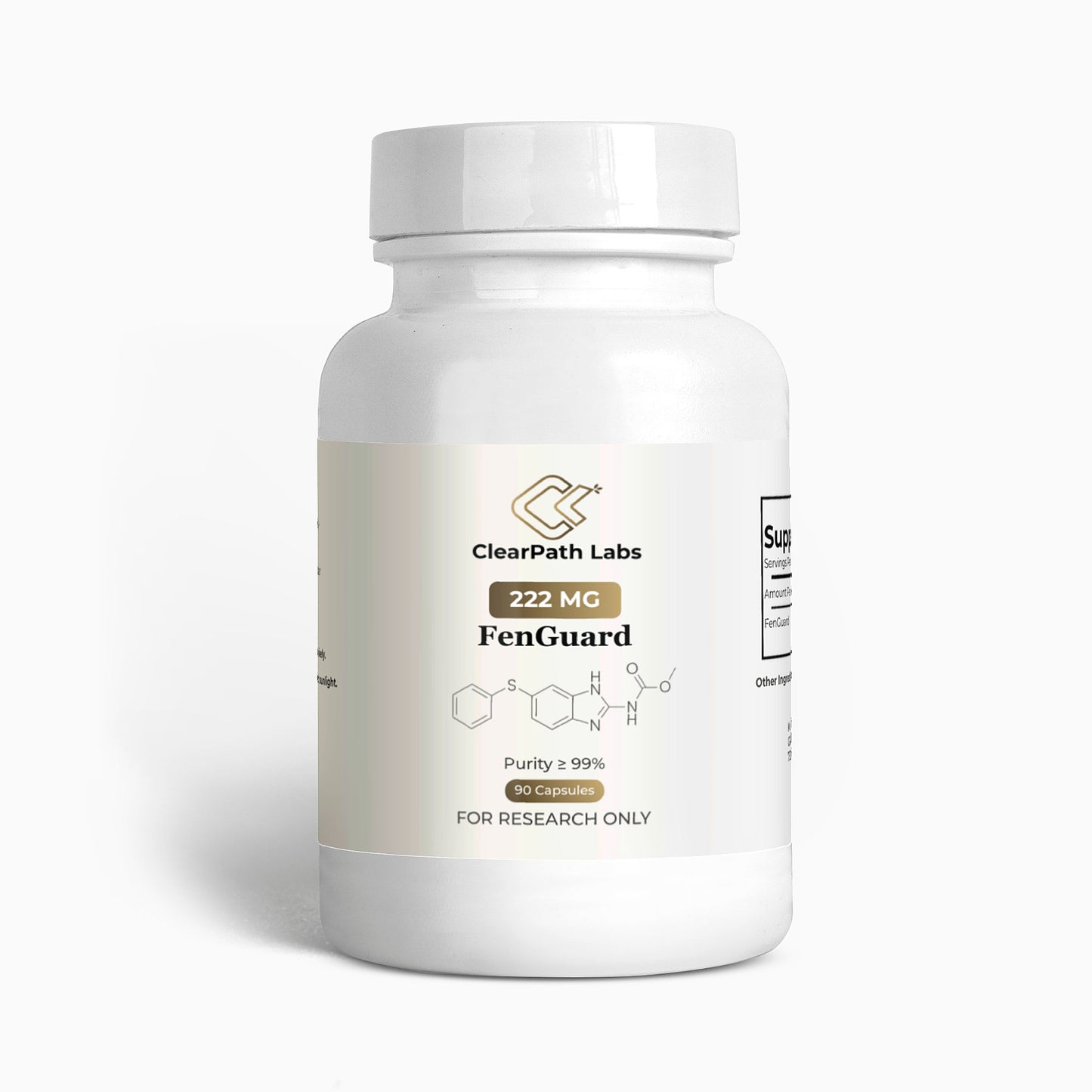 ClearPath Labs Fen 222 mg | 90 ct | 99% Pure