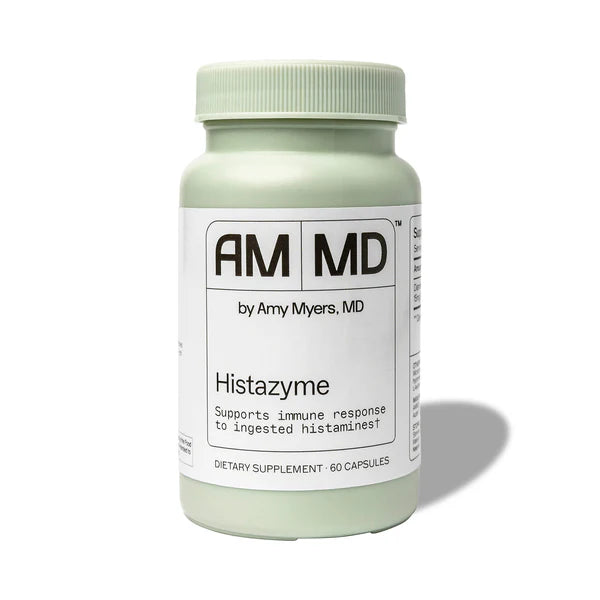 Amy Myers MD Histazyme - Diamine Oxidase Dao Enzyme Supplement Histamine Blocker to Support Healthy Digestion, Food Derived Histamine Intolerance (HI) - 60 Capsules - Bottle