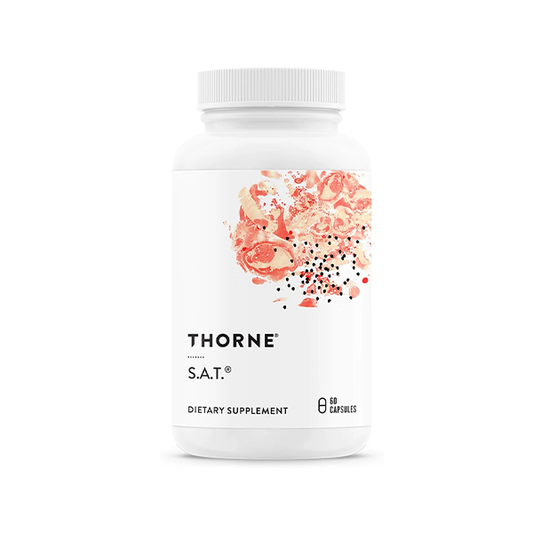 THORNE S.A.T. - Silymarin, Artichoke, and Turmeric Extracts for Liver Support - 60 Capsules