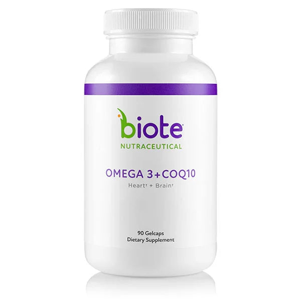 Biote Nutraceuticals - OMEGA 3 + CoQ10 - 90 gel caps
