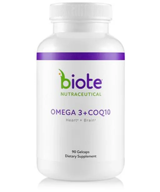 Biote Nutraceuticals - OMEGA 3 + CoQ10 - 90 gel caps
