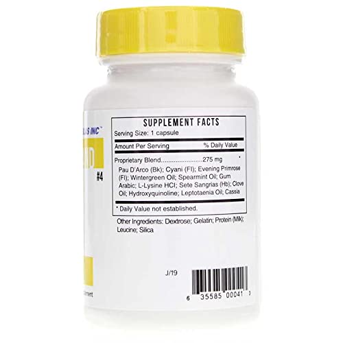 Systemic Formulas 4 FUNGDX - 60 Capsules