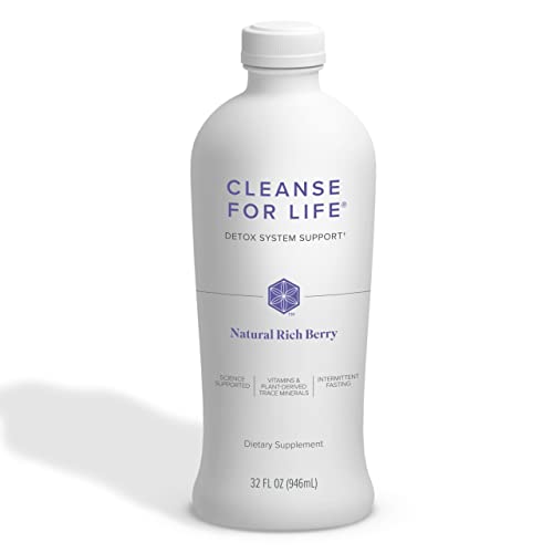 Isagenix Cleanse for Life - Detox Cleanse Drink - Natural Rich Berry - 32-Ounce