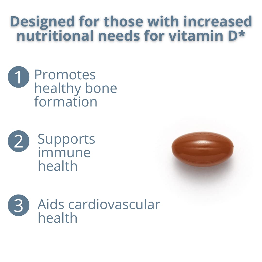 Metagenics - D3 5000 + K, Vitamin D and Vitamin K - 60 Softgels