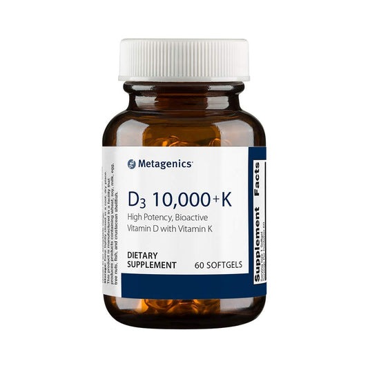 Metagenics Vitamin D3 10,000 IU with Vitamin K2 - 60 Softgels