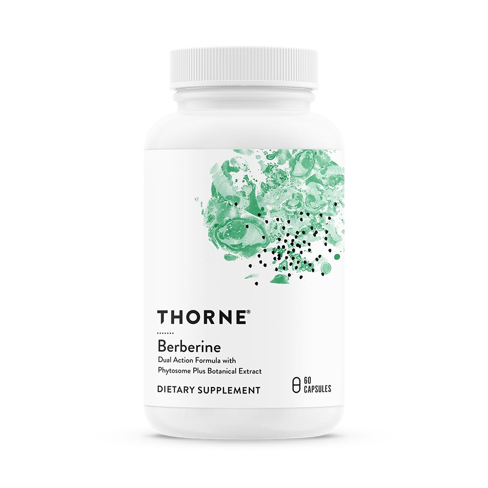 Thorne Berberine - Dual Action Formula with Phytosome Plus Botanical Extract - 60 Capsules
