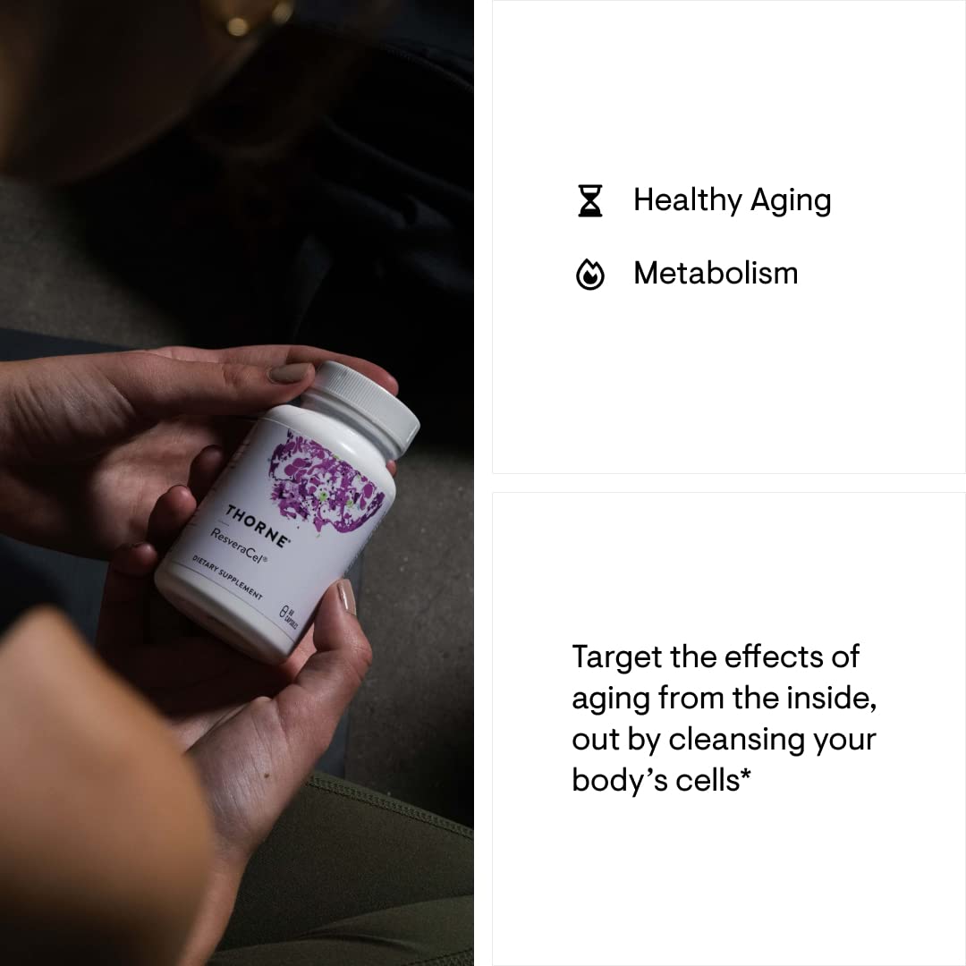 Thorne ResveraCel - 60 Capsules (30 Servings)