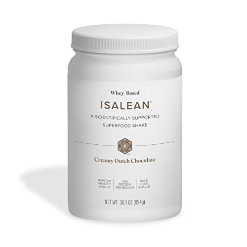 Isagenix IsaLean Shake - Meal Replacement Protein Shake - Creamy Dutch Chocolate - 30.1 Oz