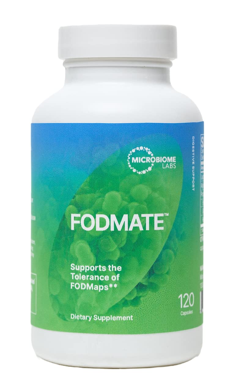Microbiome Labs FODMATE Digestive Enzymes - 120 Capsules
