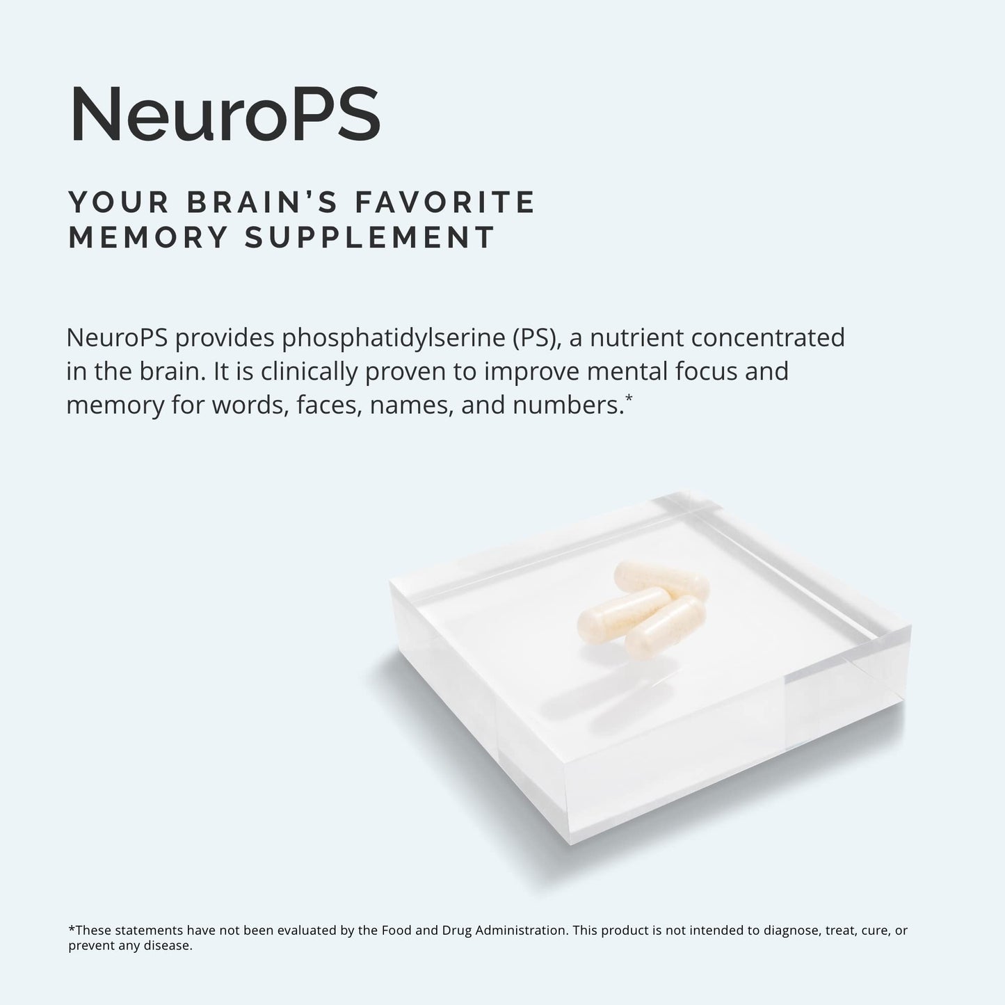 Dr Amen BrainMD NeuroPS - 30 Capsules - 150 mg Phosphatidylserine