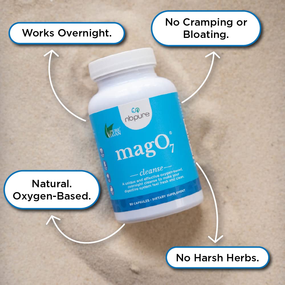 nbpure Mag O7 Oxygen Digestive System and Colon Cleanse and Detox Capsules