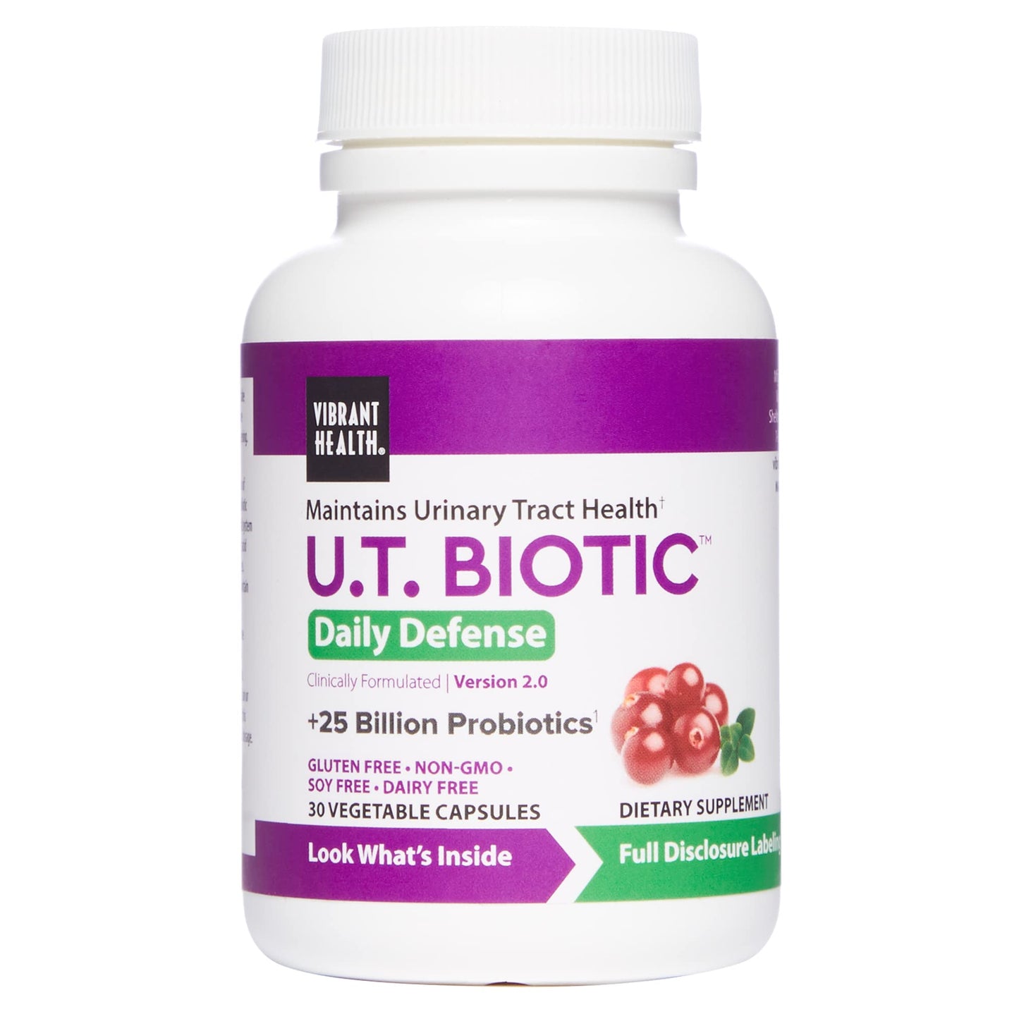 Vibrant Health, U.T. Biotic, Probiotic Support for Bladder and Urinary Health