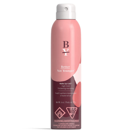 Better Not Younger Wake Up Call High Hold Hair Thickening Spray 6 fl.oz - Hair Spray for Fine Hair