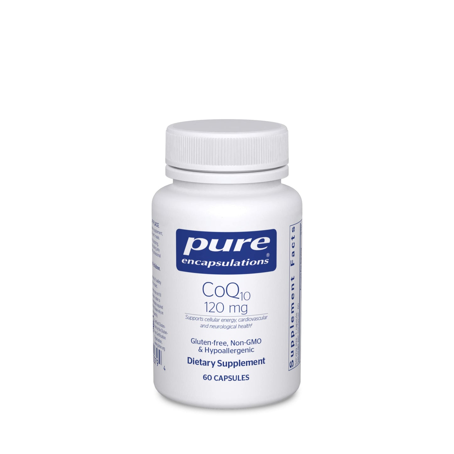 Pure Encapsulations CoQ10 120 mg - Coenzyme Q10 Supplement for Heart Health - 60 Capsules