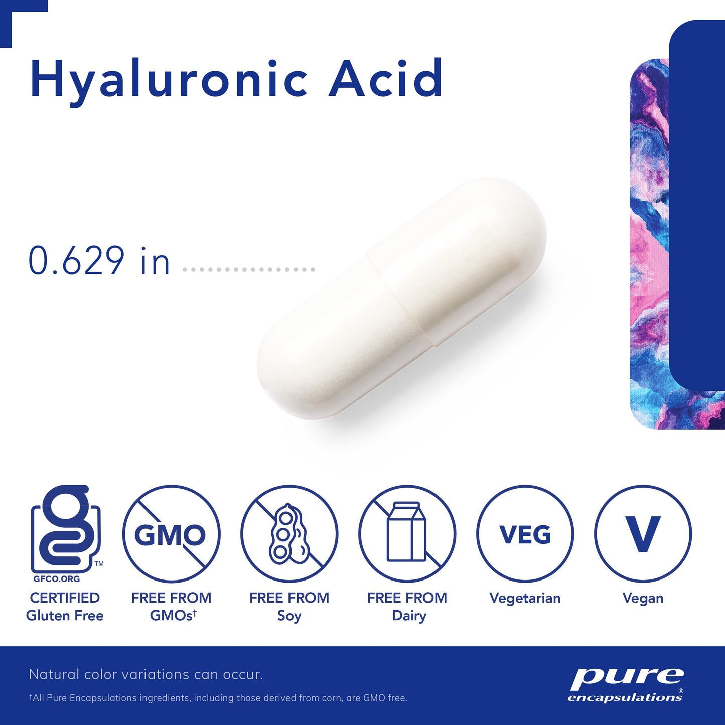Pure Encapsulations Hyaluronic Acid - Supplement to Support Skin Hydration - 180 Capsules