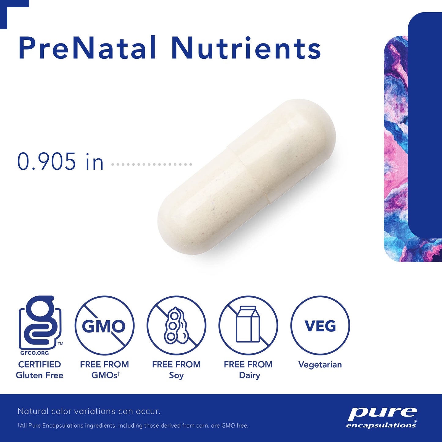 Pure Encapsulations PreNatal Nutrients - 120 Capsules