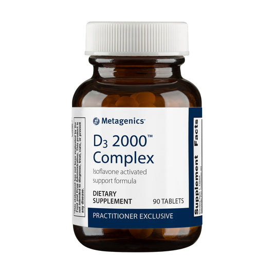 Metagenics Vitamin D3 2000 IU Complex - Vitamin D Supplement for Healthy Bone Formation, Cardiovascular Health, and Immune Support - 90 Tablets