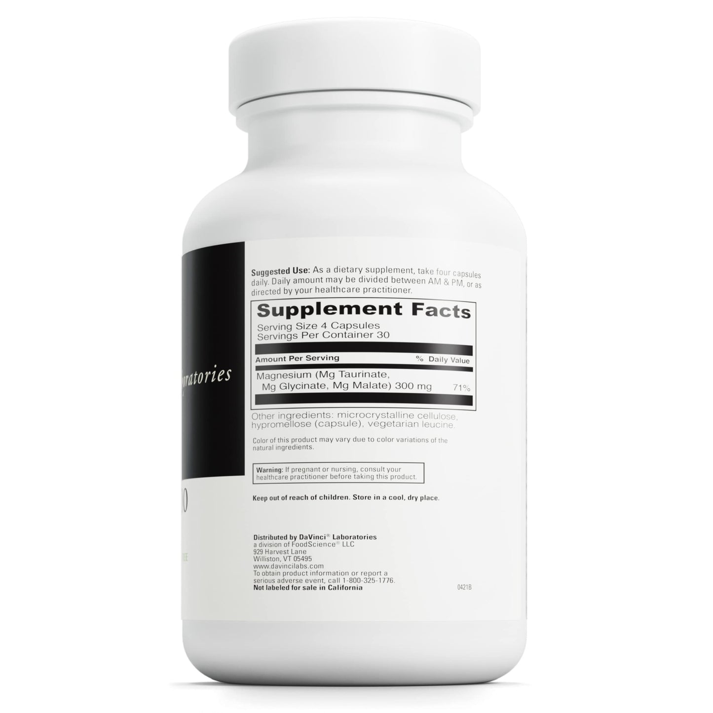 DaVinci Labs Tri-Mag 300 - 120 Capsules