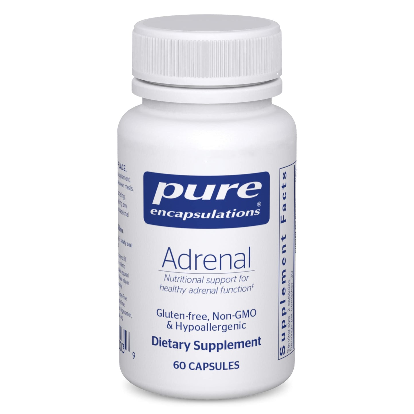 Pure Encapsulations Adrenal Cortex Supplement - 60 Capsules