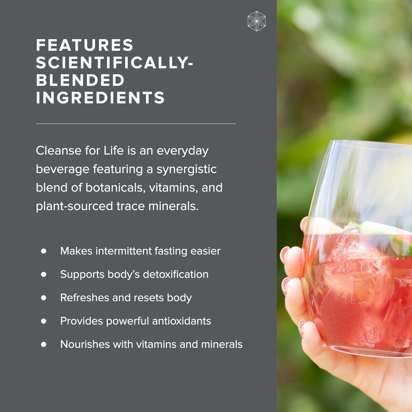 Isagenix Cleanse for Life - Powder Supplement Vitamin B12 & Niacin - Natural Rich Berry 3.4 Oz (16 Servings)