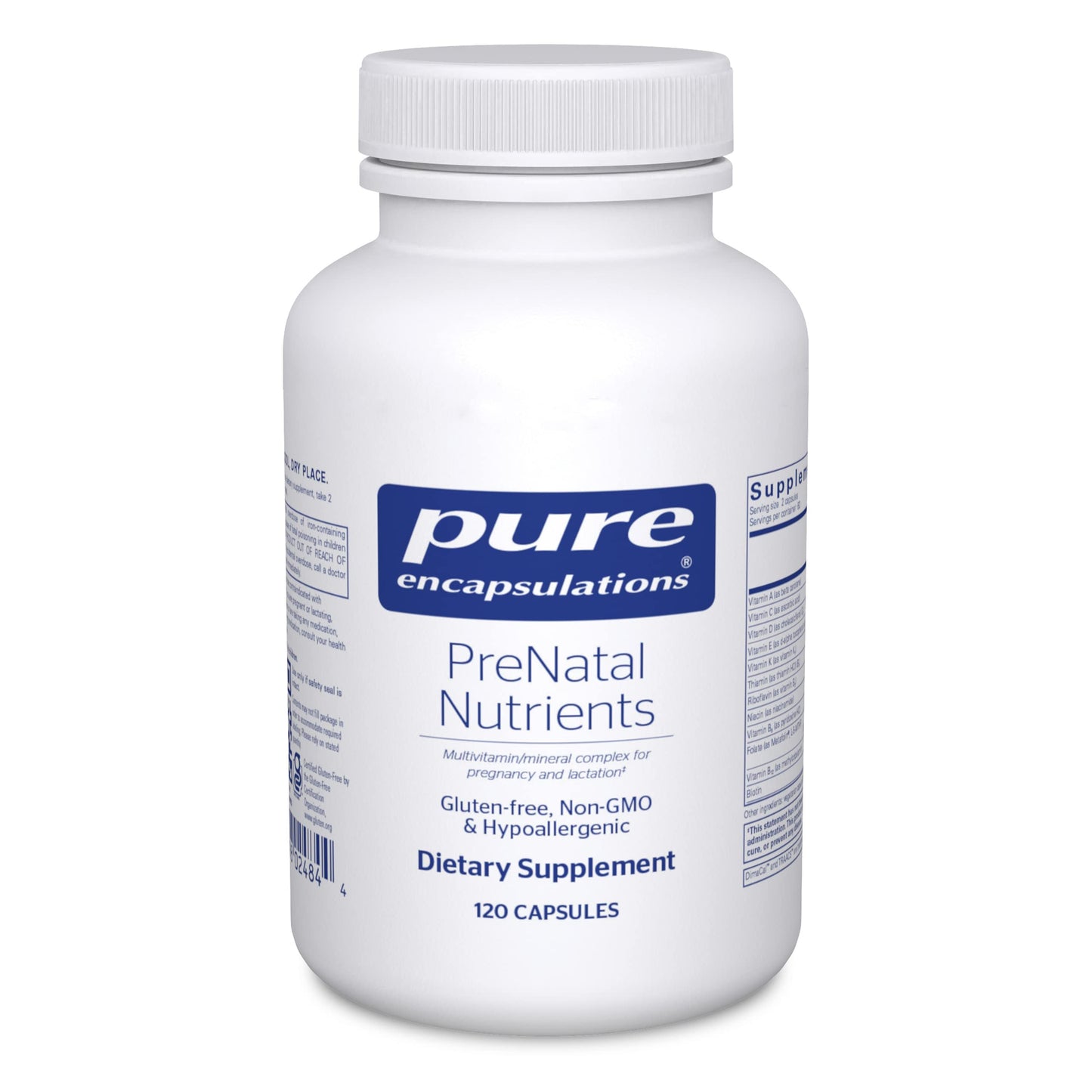 Pure Encapsulations PreNatal Nutrients - 120 Capsules