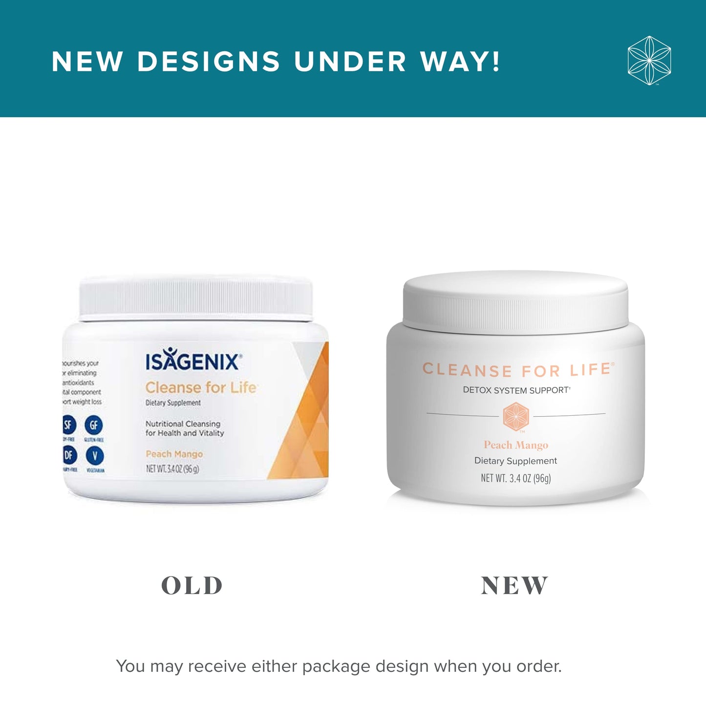Isagenix Cleanse for Life - Peach Mango (96 Grams)