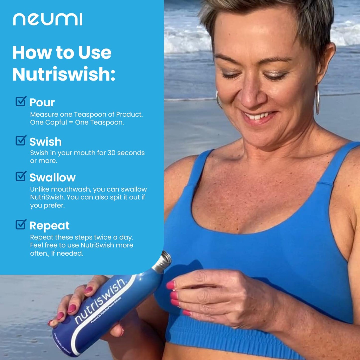 Neumi NutriSwish Dietary Supplement Liquid Multivitamins - 10 FL OZ