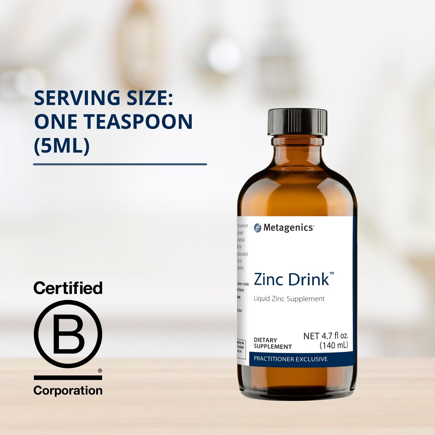 Metagenics Zinc Drink, 4.7 fl oz Liquid