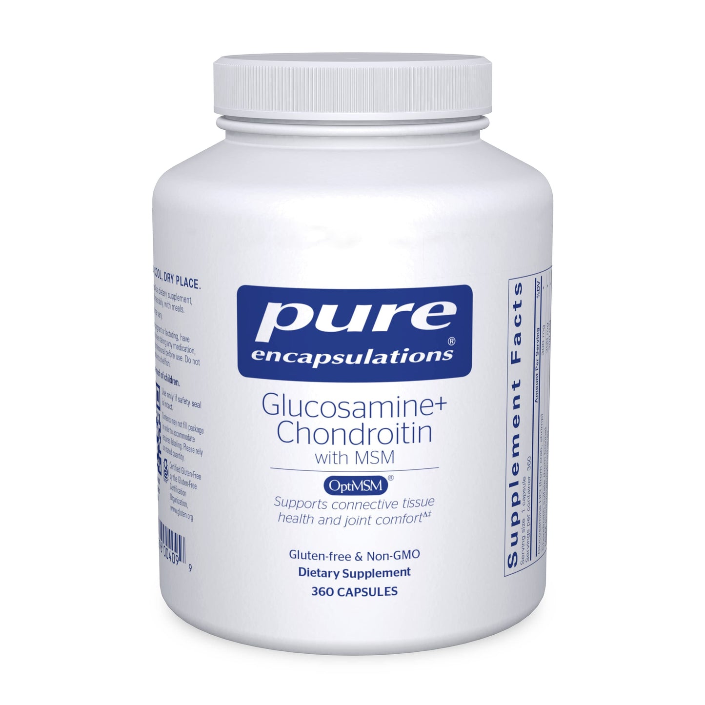 Pure Encapsulations Glucosamine Chondroitin with MSM - 120 Capsules