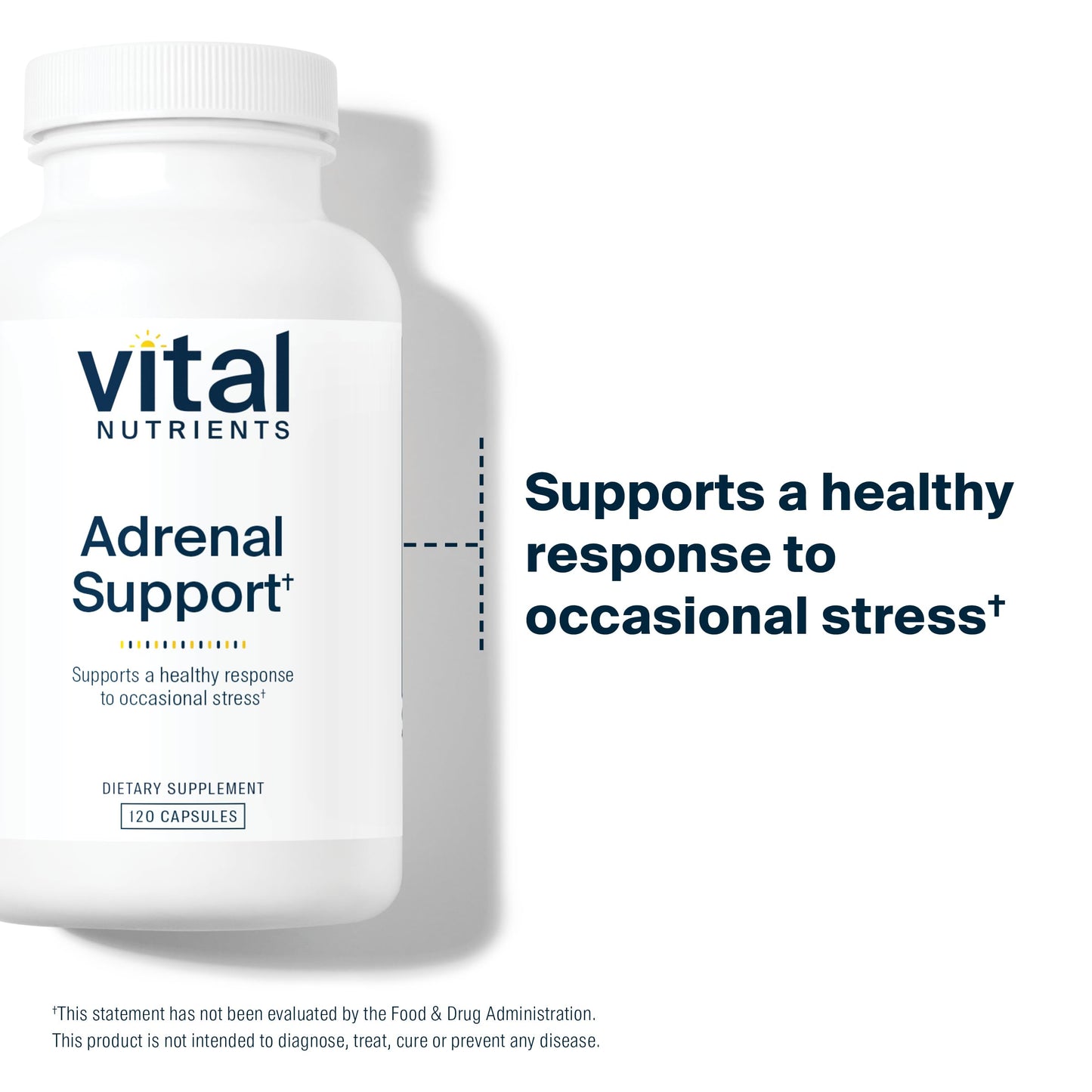 Vital Nutrients Adrenal Support - 120 Capsules