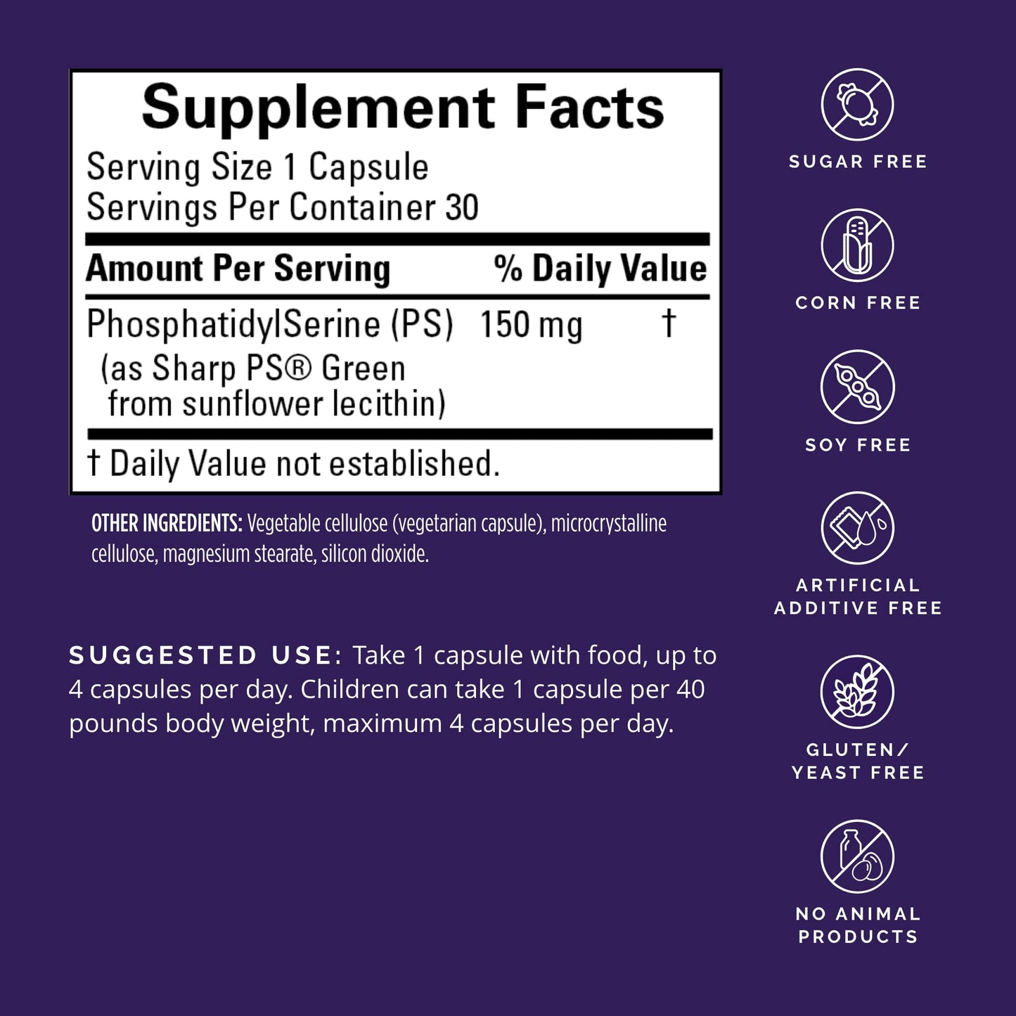 Dr Amen BrainMD NeuroPS - 30 Capsules - 150 mg Phosphatidylserine