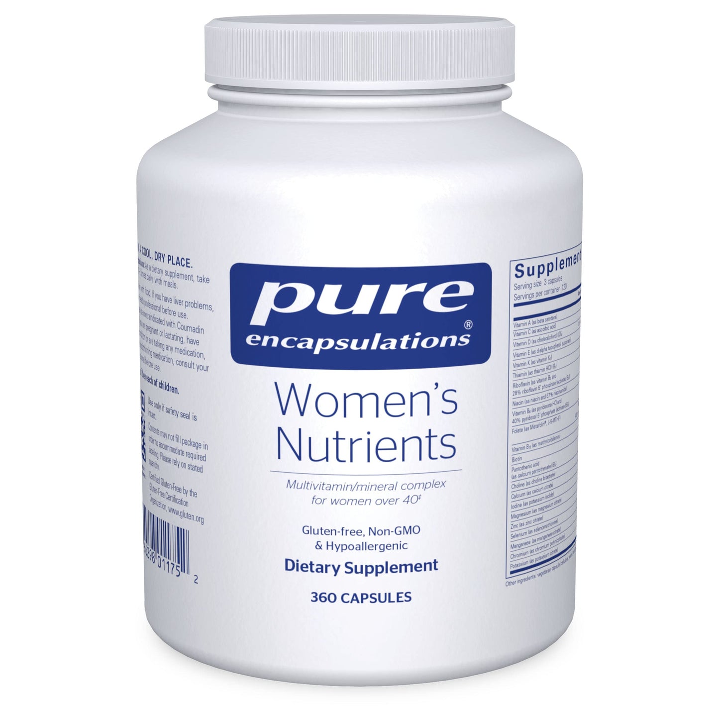 Pure Encapsulations Women's Nutrients - 360 Capsules