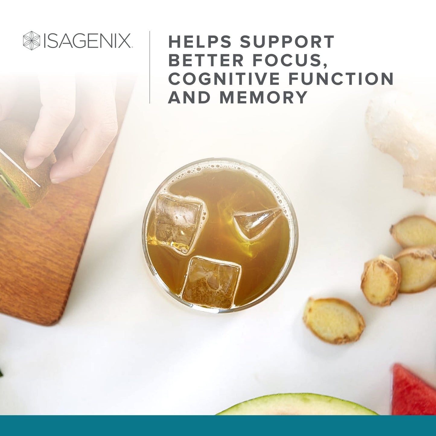 Isagenix Ionix Supreme - Vitamin B12 & Niacin - Aid Brain Health - Immune Support Supplement - 0.3 Oz Packets (30 Sticks)