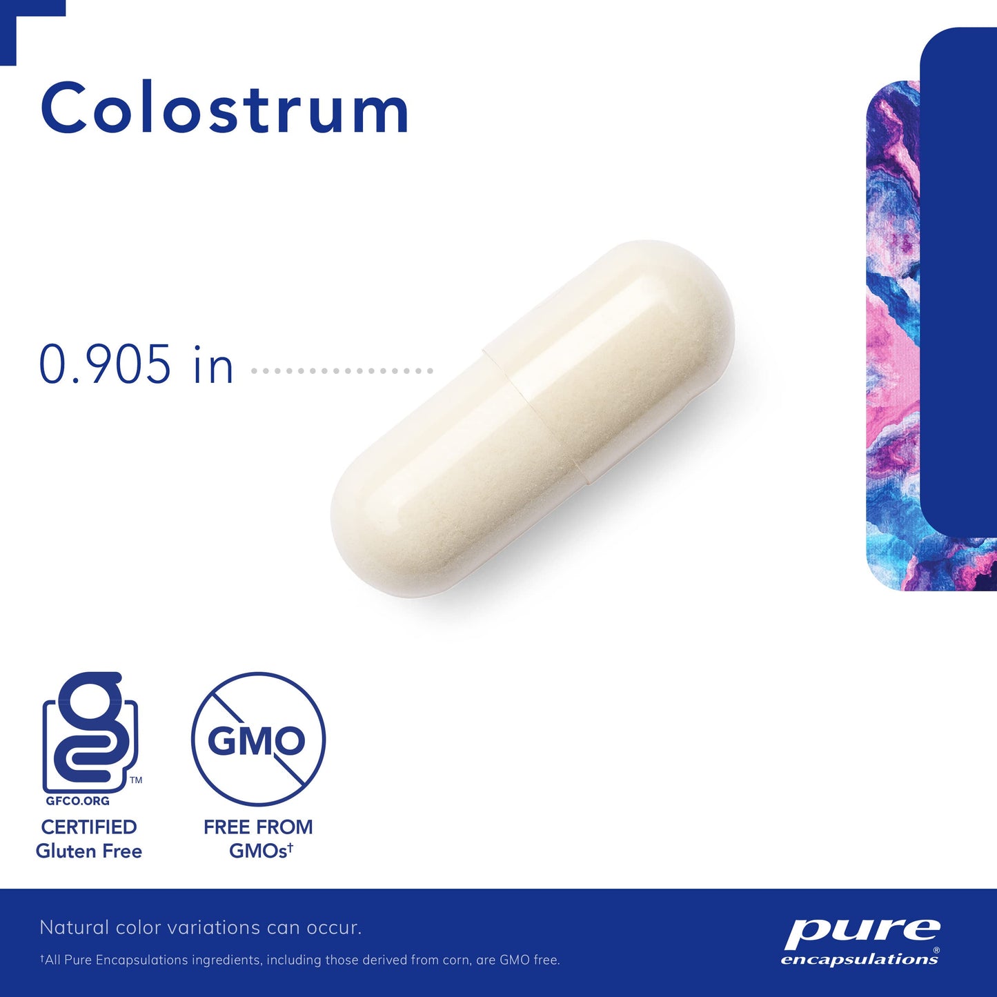 Pure Encapsulations Colostrum 40% IgG - 90 Capsules