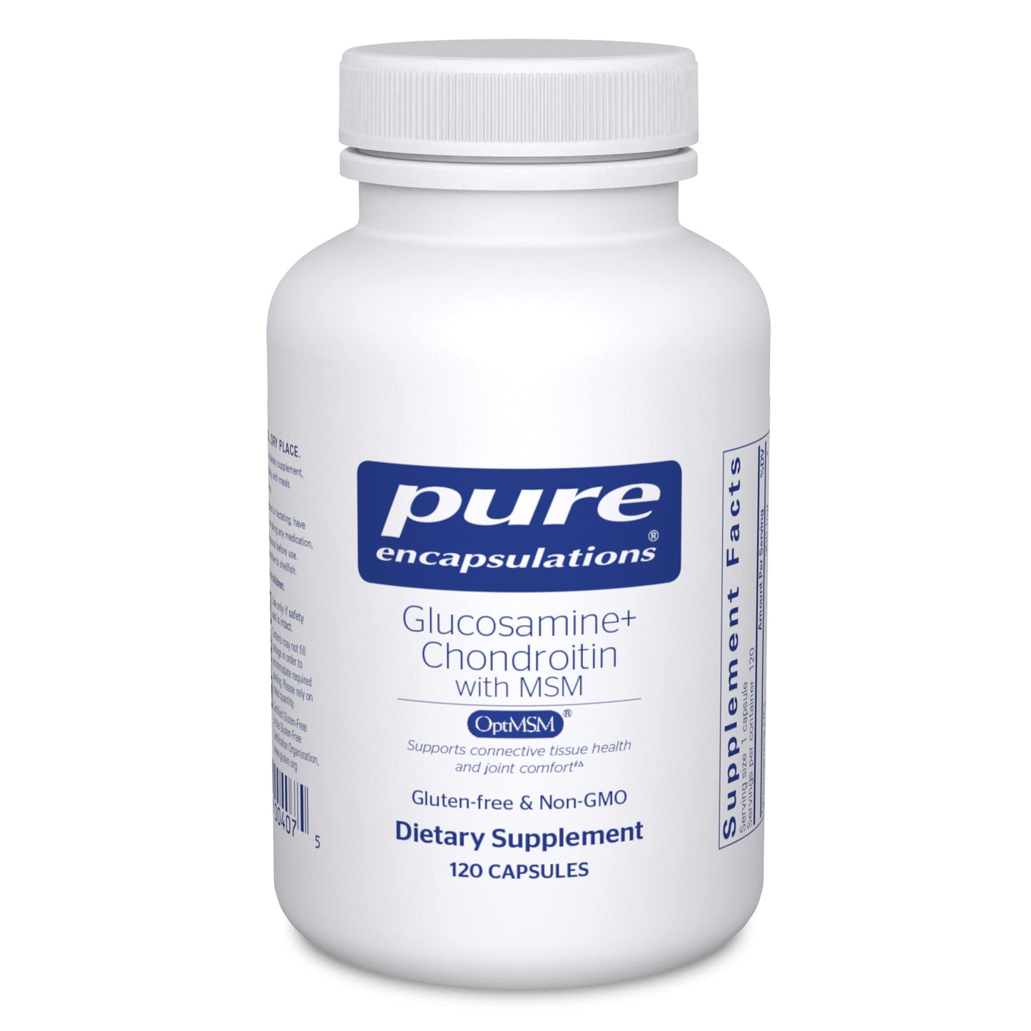 Pure Encapsulations Glucosamine Chondroitin with MSM - 120 Capsules