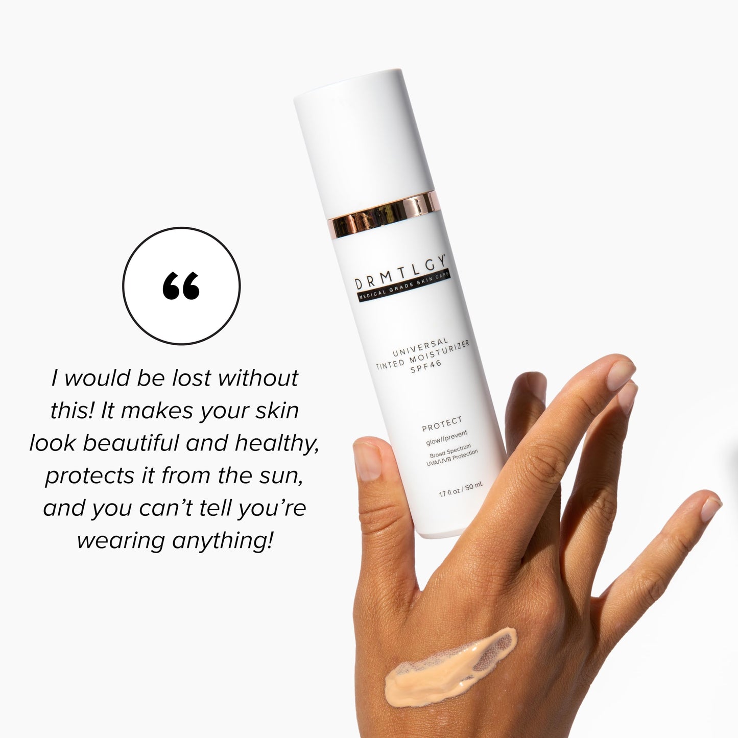 DRMTLGY Tinted Moisturizer with SPF 46. - 1.7 oz