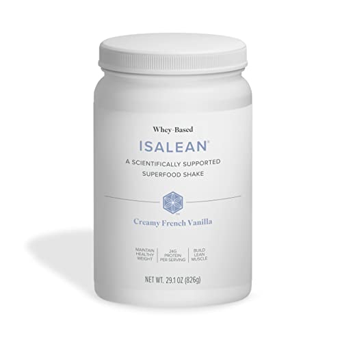 Isagenix IsaLean Shake - Meal Replacement Protein Shake - Creamy French Vanilla - 29.1 Oz