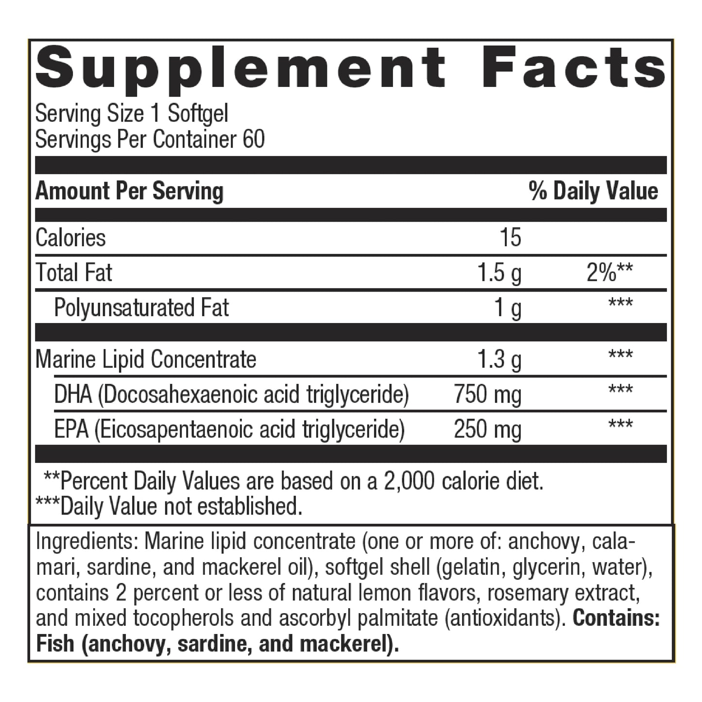 Metagenics - OmegaGenics Neuro 1000 - 60 Softgels