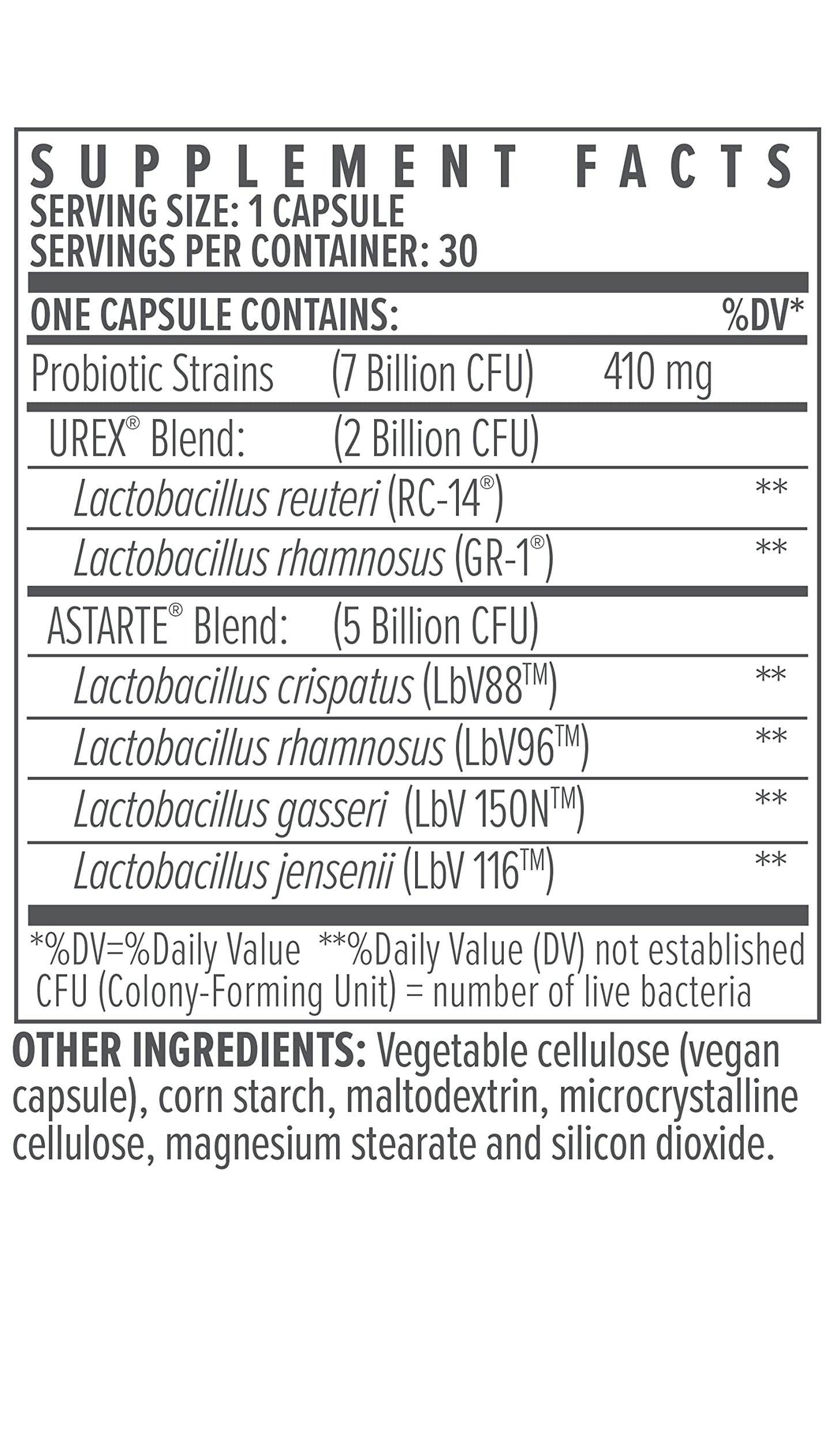Biote Nutraceuticals - vH Balance - Vaginal Health + Microbiome Support (30 Capsules)