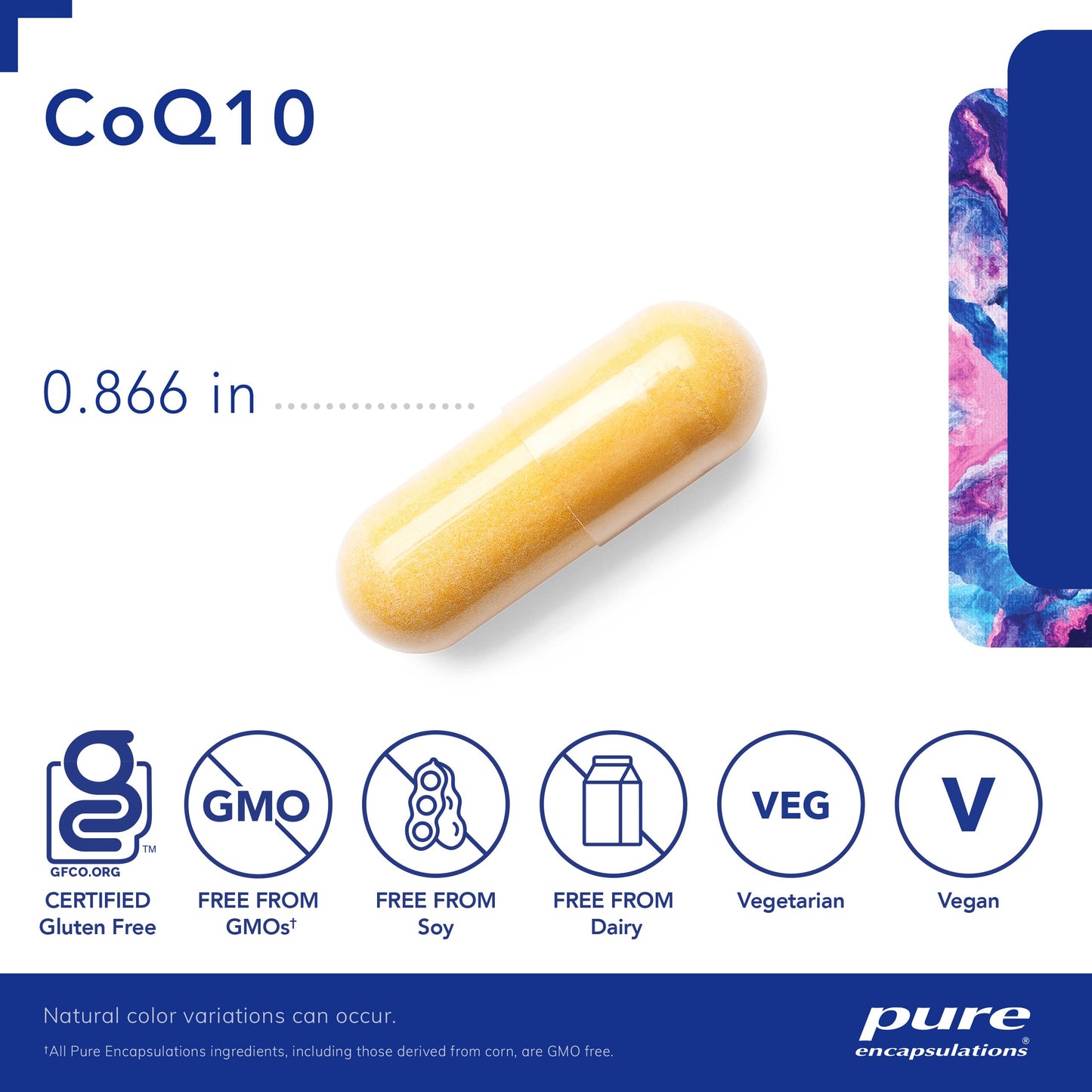 Pure Encapsulations CoQ10 120 mg - Coenzyme Q10 Supplement for Heart Health - 60 Capsules