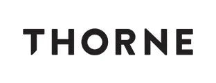 Thorne logo in bold black letters on a white background